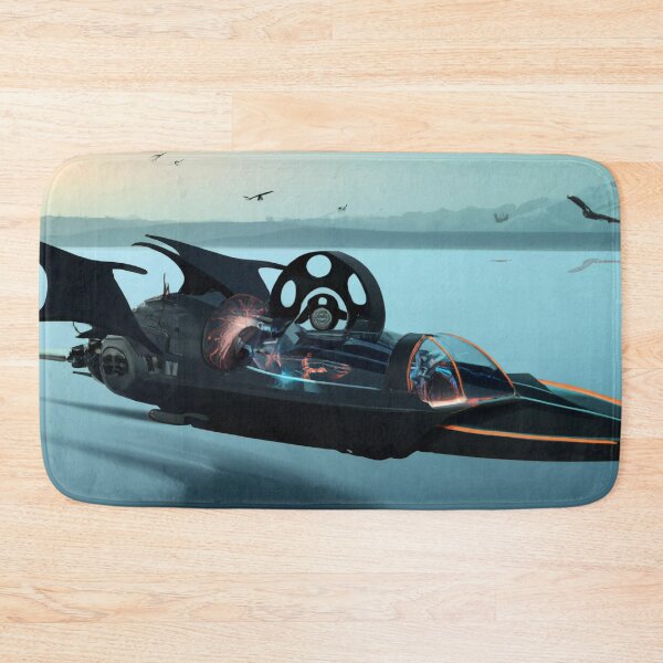 Item preview, Bat Hovercraft on a Distant World designed and sold by SteamedpunkVegg.