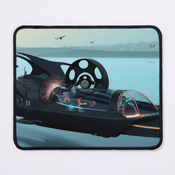 Item preview, Bat Hovercraft on a Distant World designed and sold by SteamedpunkVegg.