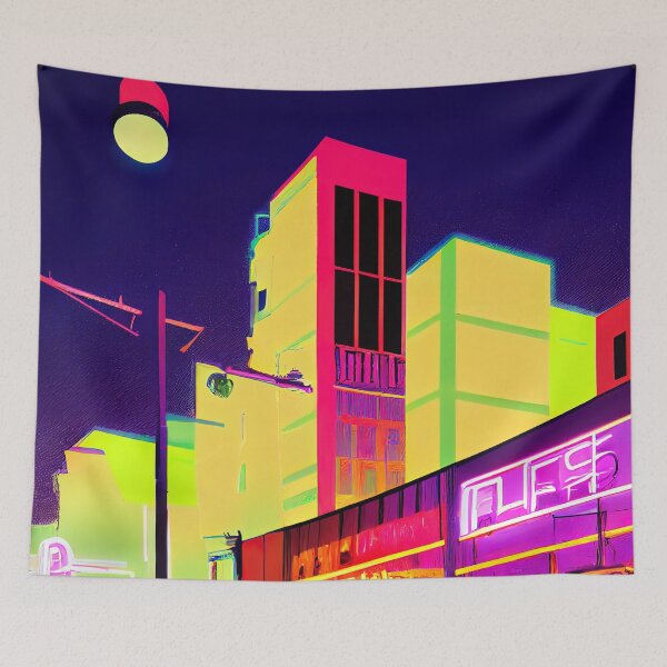 Aperçu de l'œuvre Boise 2D neon créée et vendue par ComicsFactory.