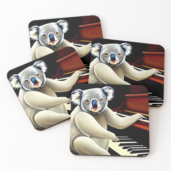 Item preview, Koala Playing Piano designed and sold by GwendolynFrost.