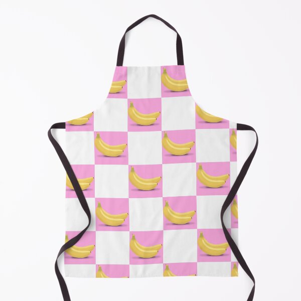 Item preview, Banana check pattern pink designed and sold by TipTopTapo.