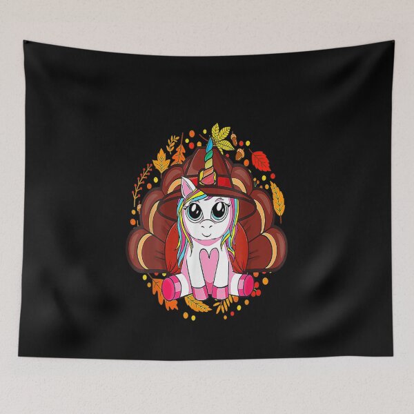 Aperçu de l'œuvre Licorne mignonne pour les filles Pilgrim Hat Turquie créée et vendue par beunique5.
