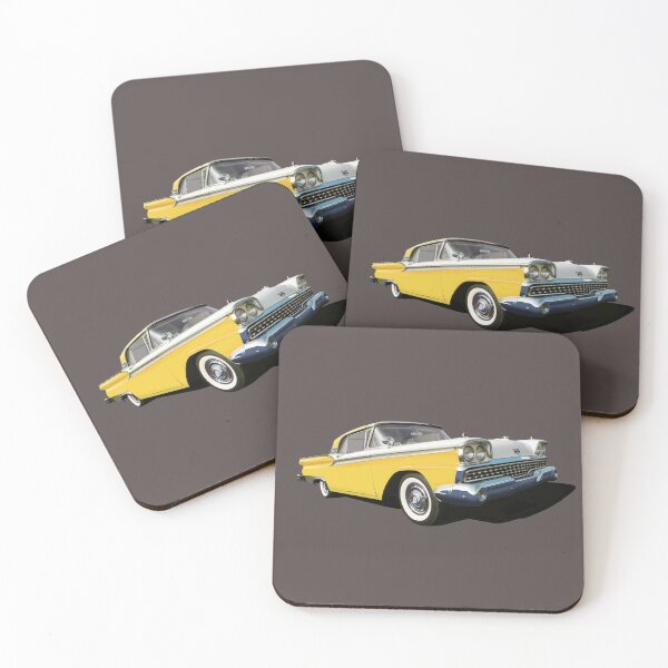 Item preview, 1959 Ford Galaxie in yellow designed and sold by candc-retro.
