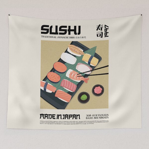 Item preview, Sushi Wall Art designed and sold by SurfolioPrints.