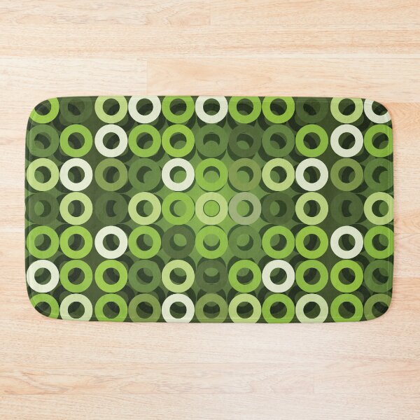Item preview, Abstract modern green background with circles designed and sold by JoyColorLove.