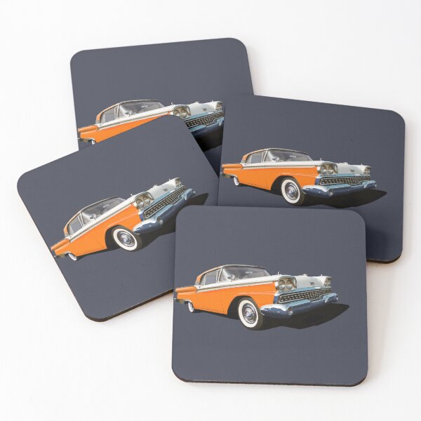 Item preview, 1959 Ford Galaxie in orange designed and sold by candc-retro.