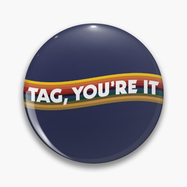 Item preview, Tag You're It Jodie Whittaker Thirteenth Doctor Regeneration Rainbow designed and sold by Blue Box Artworks.