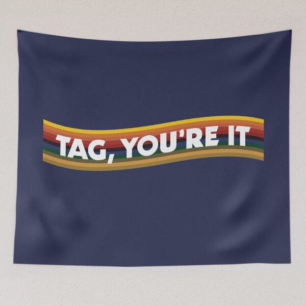 Item preview, Tag You're It Jodie Whittaker Thirteenth Doctor Regeneration Rainbow designed and sold by Blue Box Artworks.