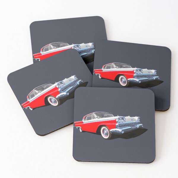 Item preview, 1959 Ford Galaxie in red designed and sold by candc-retro.