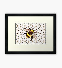 Bumble bees alive Framed Print