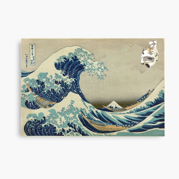 The Great Wave Off Katara Canvas Print