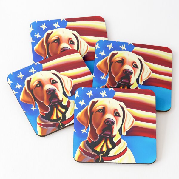 Item preview, Labrador, American Flag, US National Flag designed and sold by GwendolynFrost.