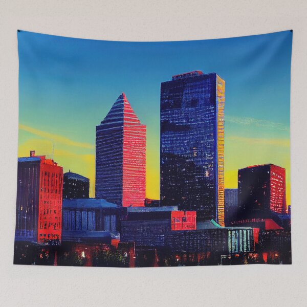 Item preview, Boston Painting Oil on Canvas designed and sold by ComicsFactory.