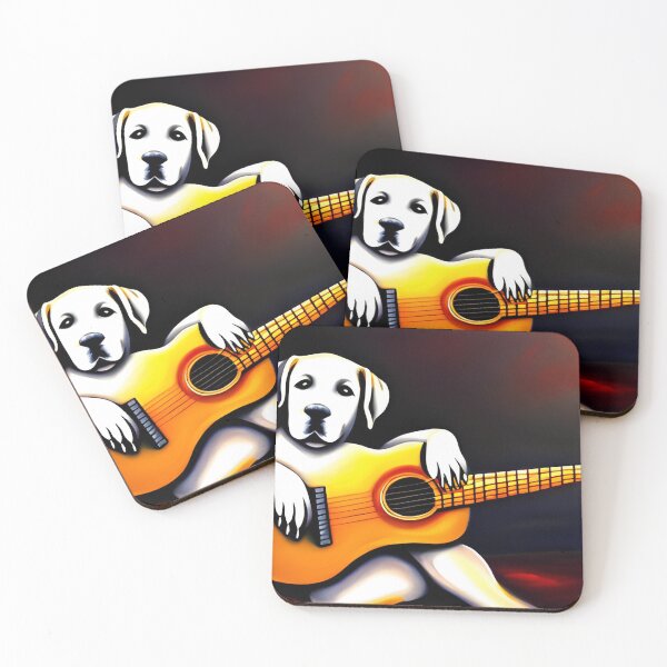 Item preview, Labrador Playing Guitar designed and sold by GwendolynFrost.