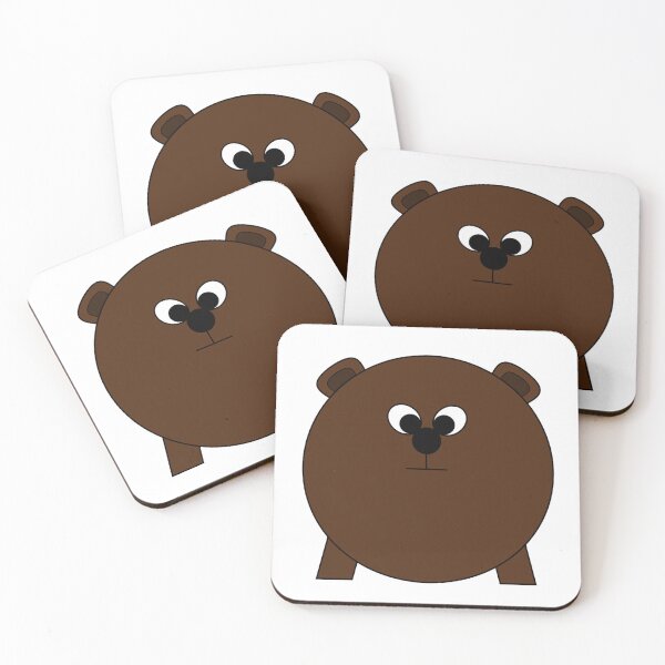 Item preview, A cartoonish round brown bear I designed and sold by BrachiaST.