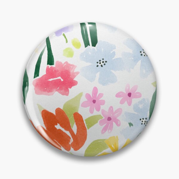 Artikelvorschau, Bunte Aquarell-Blumen-Malerei entworfen und verkauft von newburyboutique.