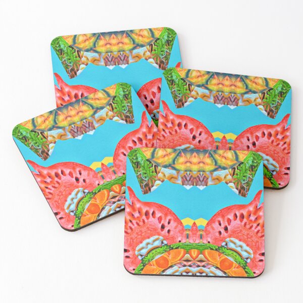 Item preview, WONDERFUL PAINTING GUAVA PINEAPPLE ORANGE & GINGERBREAD COOKIES  FOR CHRISTMAS - ABSTRACT TROPICAL FRUIT COCKTAIL FROM ARUBA - ARUBA FLAG - ARUBA, ONE HAPPY ISLAND! designed and sold by Ralek.
