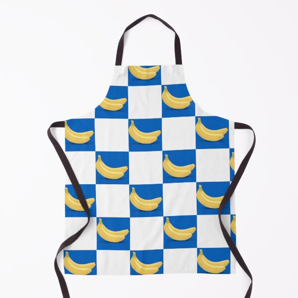 Item preview, Banana checkered pattern blue white  designed and sold by TipTopTapo.