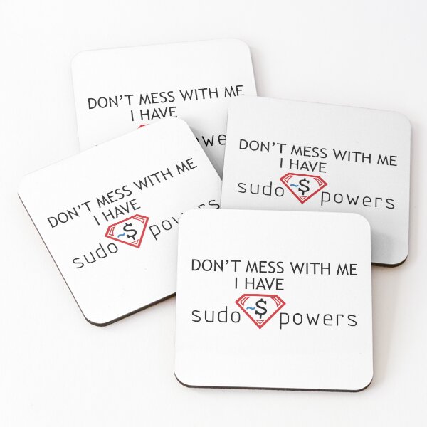 Item preview, Programmer humor. Linux joke. Don't mess with me I have sudo powers designed and sold by TechPointStyle.