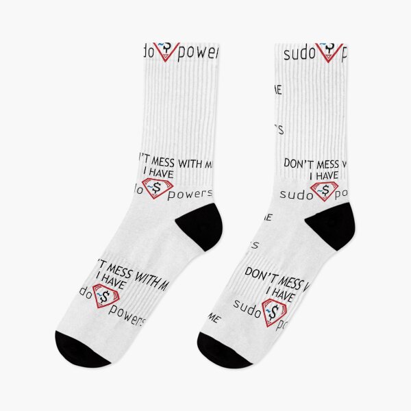 Item preview, Programmer humor. Linux joke. Don't mess with me I have sudo powers designed and sold by TechPointStyle.