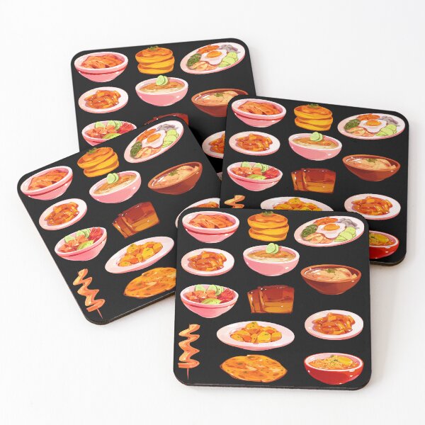 Item preview, Assorted Korean Food 6 designed and sold by Alicia Chee.