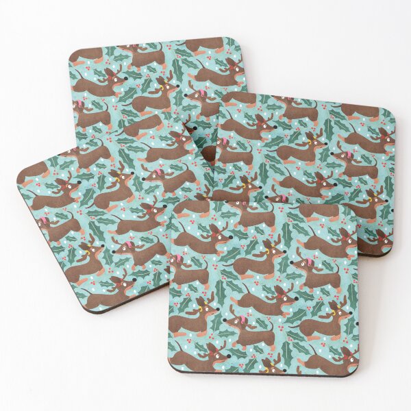 Item preview, Christmas Sausage Dogs designed and sold by RebeccaFlaherty.
