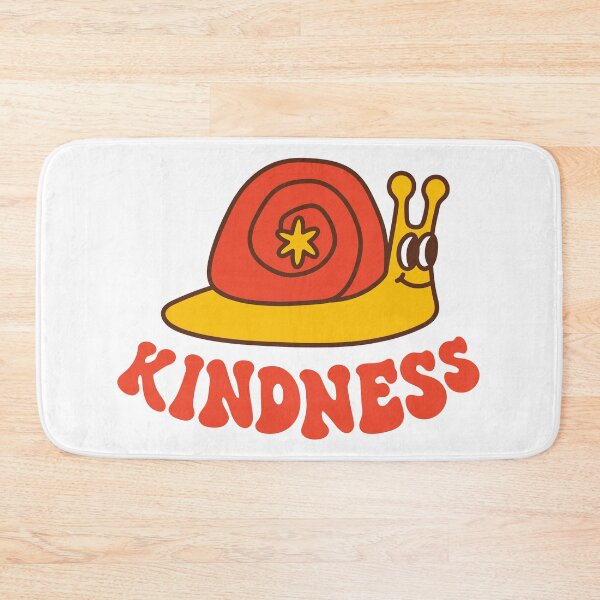 Item preview, Retro snail and text Kindness designed and sold by Viaire.