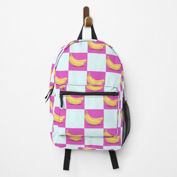 Item preview, Banana checkered pattern pink designed and sold by TipTopTapo.