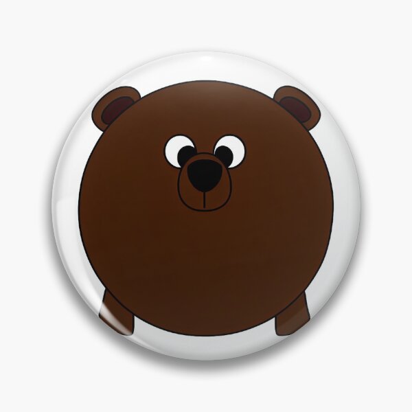 Item preview, A cartoonish round brown bear II designed and sold by BrachiaST.