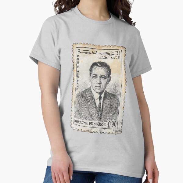 Vintage 1970 Morocco Stamp Classic T-Shirt
