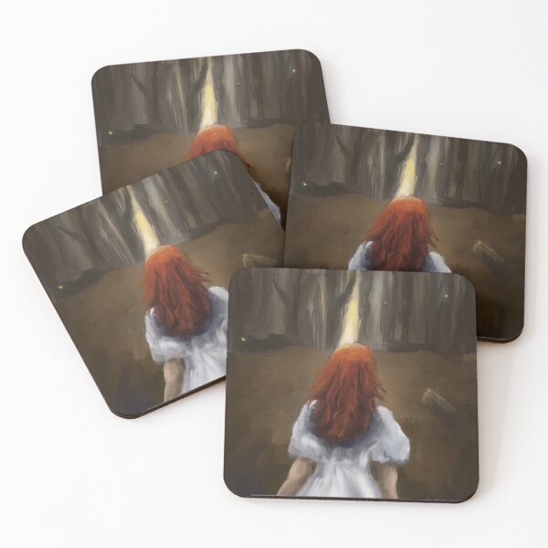 Item preview, Woman strolling through woods designed and sold by bkscroggs.