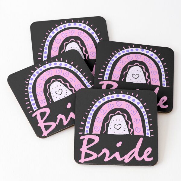 Item preview, Bride Cute Fun Doodle Boho Rainbow designed and sold by LadySaltwater.