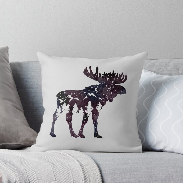 Item preview, Moose Mountains Watercolor designed and sold by pinapurri.