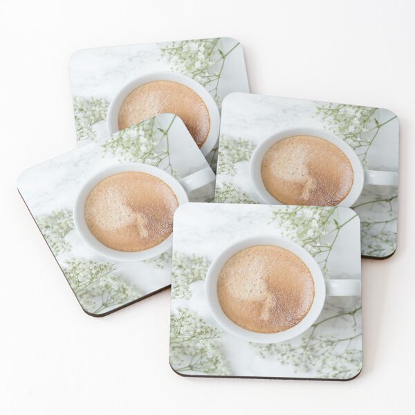 Item preview, Warm Latte, Coffee Shop, Marble Background  designed and sold by newburyboutique.