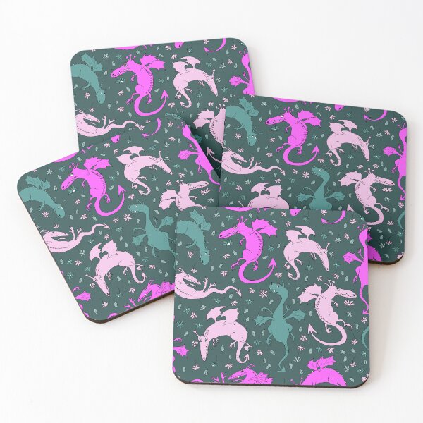 Item preview, Flap your wings in the flower rain - teal/pink designed and sold by kobyakov.