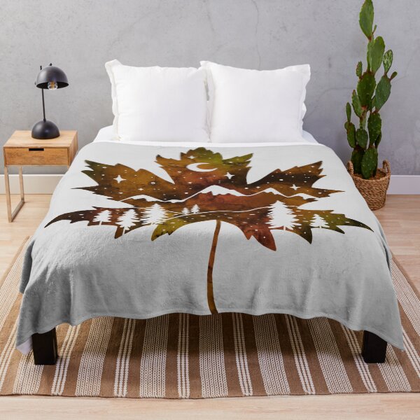 Item preview, Maple Leaf Mountains Watercolor designed and sold by pinapurri.