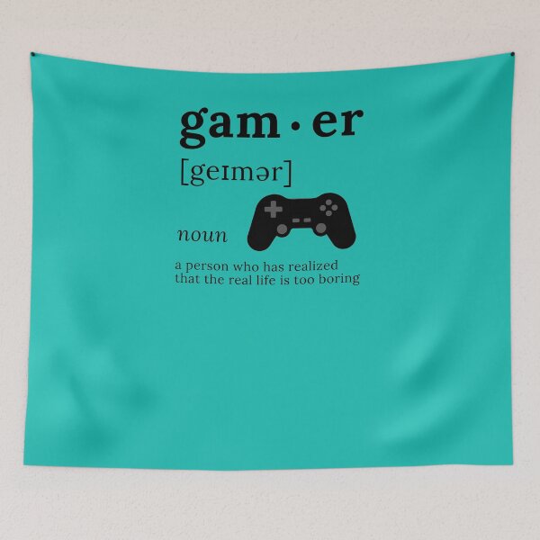 Artikelvorschau, Gamer-Definitions-Gaming-T-Shirt entworfen und verkauft von HdCd-clo.