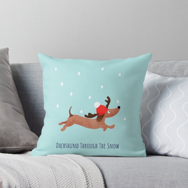 Artikelvorschau, Dachshund Through The Snow entworfen und verkauft von RebeccaFlaherty.