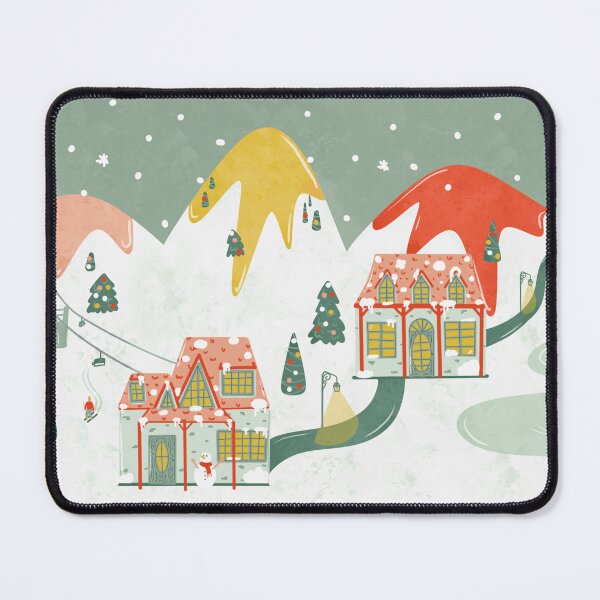 Item preview, North Pole village designed and sold by Lovelypostcard.
