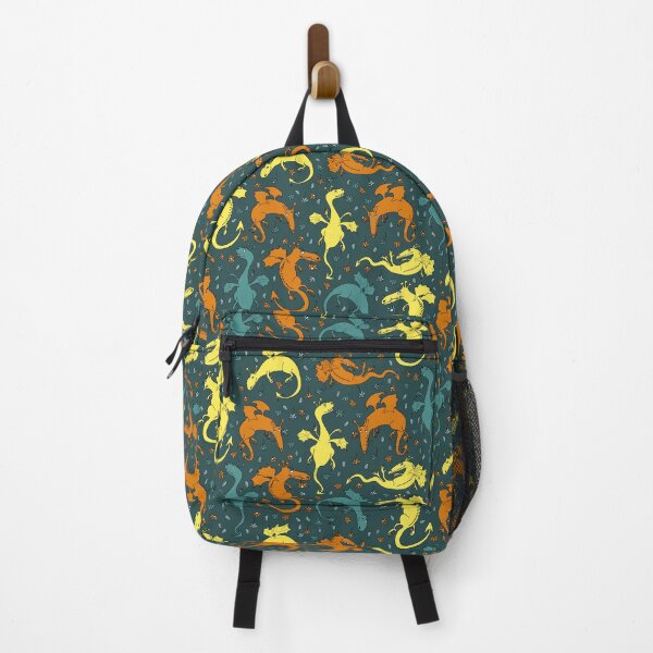 Item preview, Flap your wings in the flower rain - teal/orange/yellow designed and sold by kobyakov.