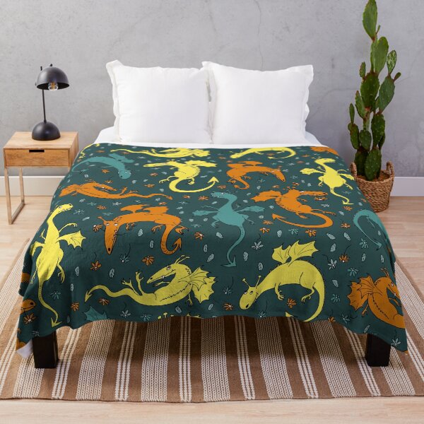 Item preview, Flap your wings in the flower rain - teal/orange/yellow designed and sold by kobyakov.