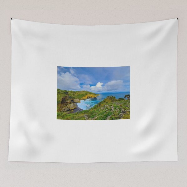 Item preview, Midodaren beach with green rocks designed and sold by kall3bu.