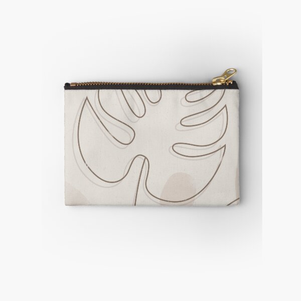 Item preview, Neutral Monstera Leaves designed and sold by AluraHome.