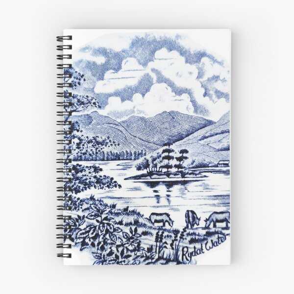 Item preview, Vintage landscape porcelain desing designed and sold by angelisart.