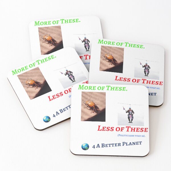 Item preview, More Insects Less Politicians 4 A Better Planet designed and sold by 4ABetterPlanet.