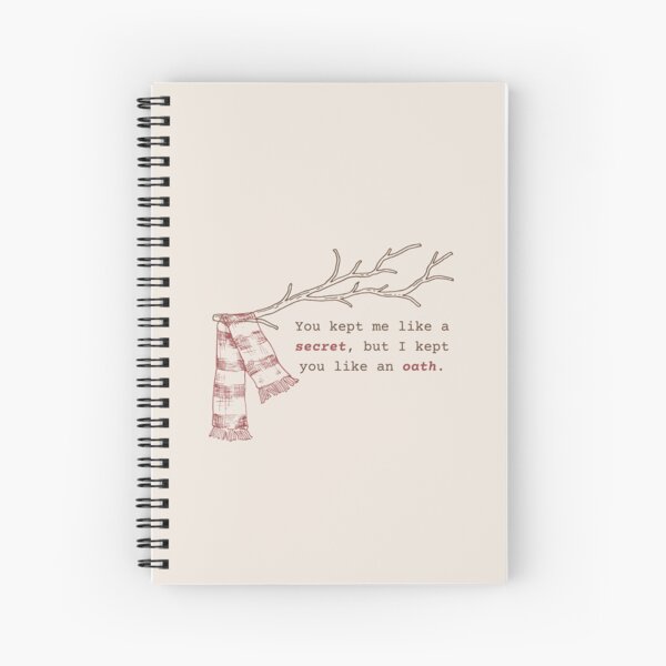 Taylor Swift All Too Well lyrics | Spiral Notebook