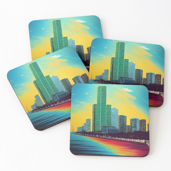 Item preview, Miami. Painting. Oil on Canvas designed and sold by ComicsFactory.