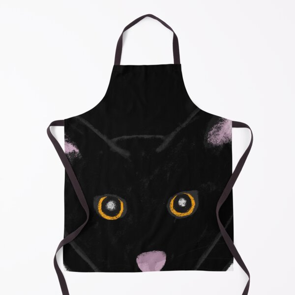 Item preview, Demanding Black Cat Stare designed and sold by VoilaDalilah.