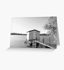 Boathouse, Maroochydore River, Maroochydore Qld Australia Greeting Card