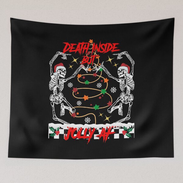 Item preview, Death inside but jolly af Christmas 2022 designed and sold by VirtuStore.